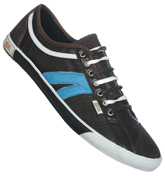 OVAL Brown and Blue Trainers