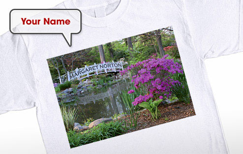 Bridge over Lake - Gardening T-Shirt