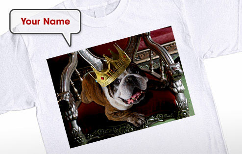 GoneDigging Crowned Dog - Personalised T-Shirt