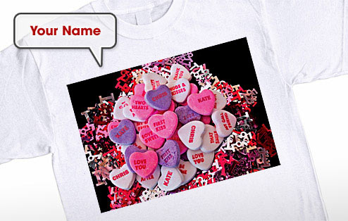 Love Hearts Sweets T-Shirt