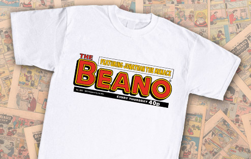 GoneDigging Personalised Beano logo T-shirt