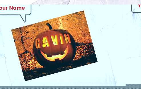 GoneDigging Personalised Pumpkin T-Shirt