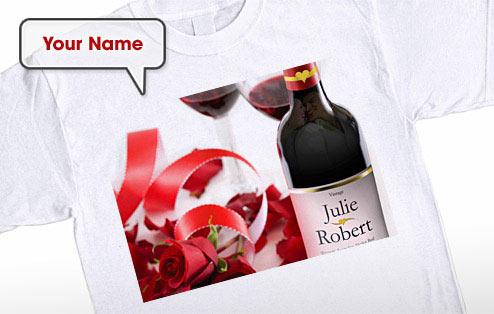 Personalised Red Wine - T-Shirt