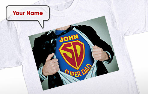 GoneDigging Super Dad - Personalised T-Shirt