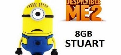 8GB USB 2.0 Cute Cartoon Flash Memory Stick Pen Drive (Minion Stuart)