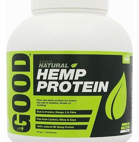 GOOD Hemp Nutrition Good Hemp Protein Powder Natural 2.5kg