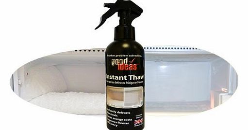 Good Ideas Instant Defrost Spray with Quick Thaw (813) Easy Thaw Frost Free Freezer - De Icer