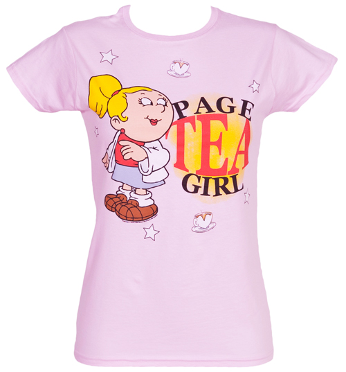 Ladies Page Tea Girl Tetley Tea T-Shirt from