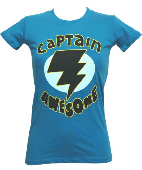 Goodie Two Sleeves Ladies Captain Awesome T-Shirt from Goodie Two Sleeves