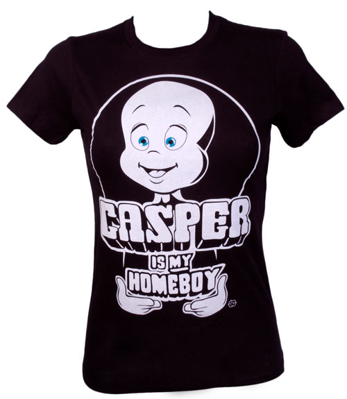 Goodie Two Sleeves Ladies Casper Is My Homeboy T-Shirt from Goodie