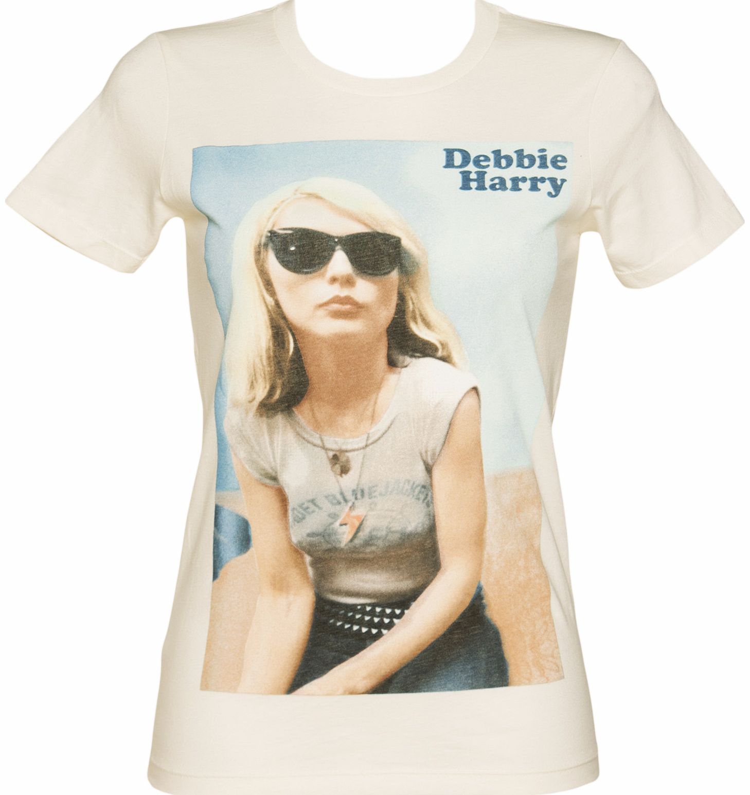 Goodie Two Sleeves Ladies Debbie Harry Cadet Blondie T-Shirt from