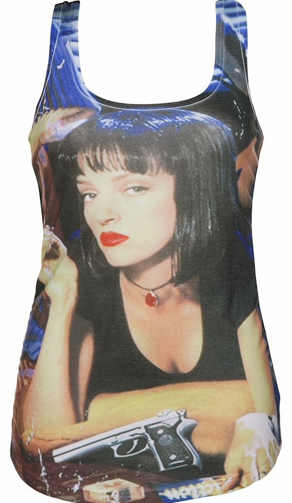 Goodie Two Sleeves Ladies Mia Wallace Pulp Fiction Tank Vest from