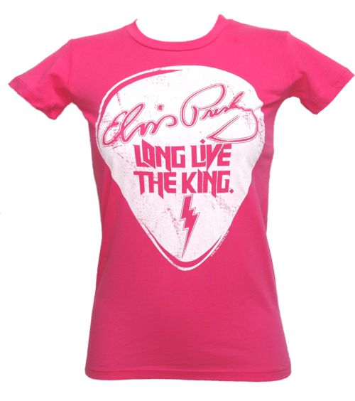 Goodie Two Sleeves Long Live The King Ladies Elvis T-Shirt from Goodie Two Sleeves