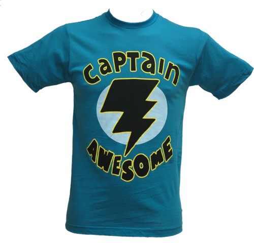 Goodie Two Sleeves Men` Captain Awesome T-Shirt from Goodie Two Sleeves