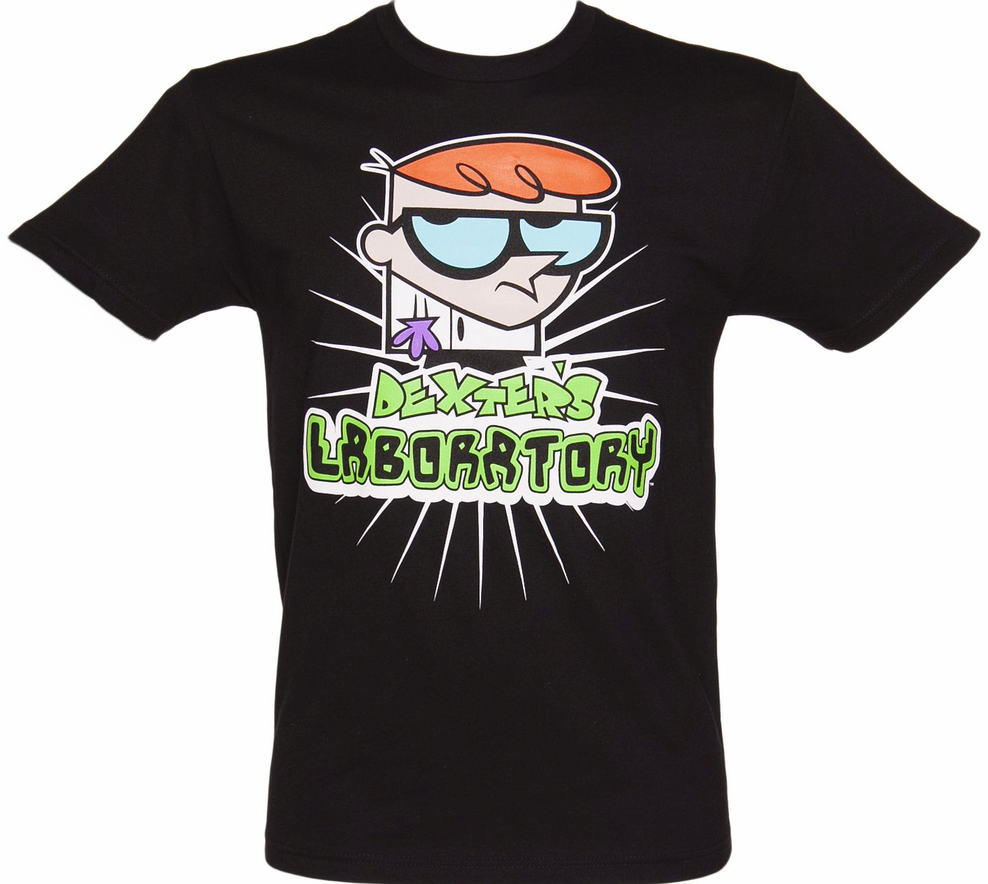 Goodie Two Sleeves Mens Dexters Laboratory Logo T-Shirt