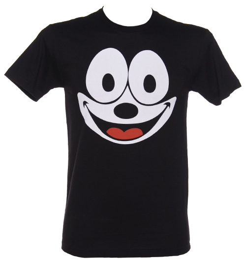 Goodie Two Sleeves Mens Felix The Cat Face T-Shirt from Goodie Two