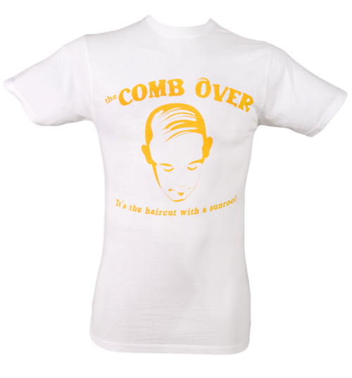 Goodie Two Sleeves Mens Retro Comb Over T-Shirt from Goodie