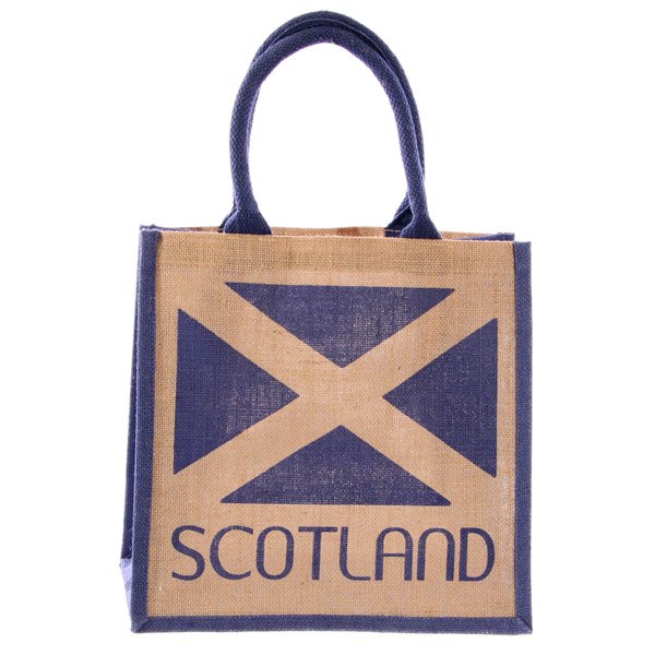 Goods Monkey Jute Bag, Large Scottish Flag
