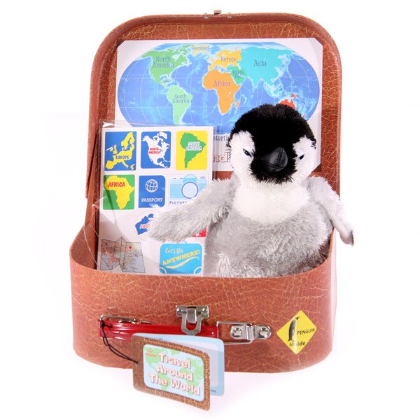 Penguin in Suitcase