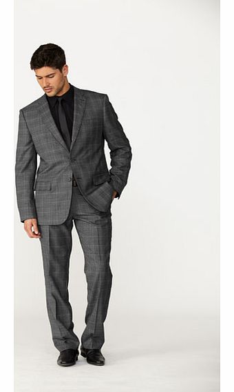 Mens Check Suit Jacket