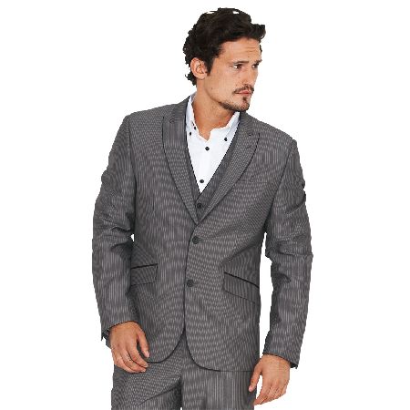 Goodsouls Mens Peak Lapel Suit Jacket