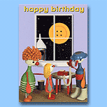 Google Box Button Moon Birthday