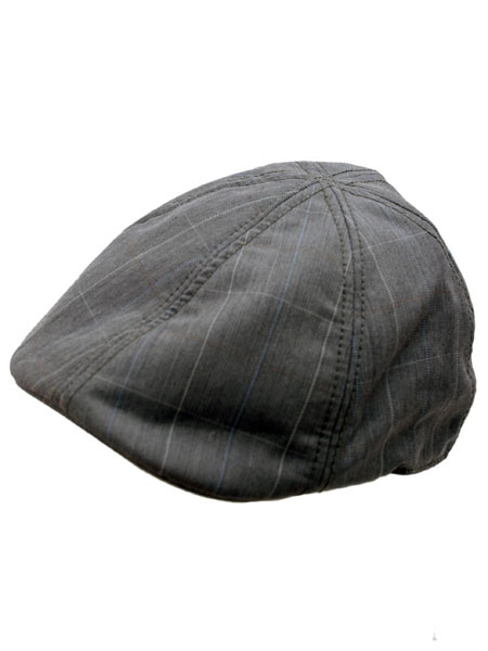 Goorin Brothers Grey Clifford Plaid Duckbill