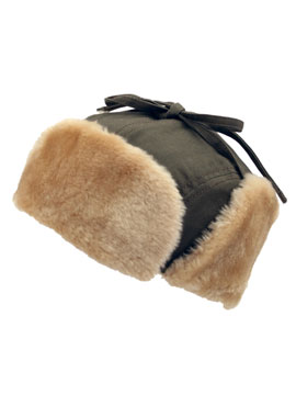 Goorin Brothers Olive Cleatis Canvas Ear Cover