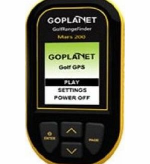 GoPlanet Mars 200 Unisex Golf GPS Unit - Yellow