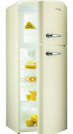 Gorenje RF60309OC 296litre RETRO Fridge Freezer Class A   Cream
