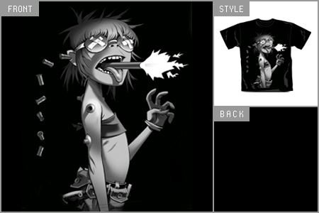 Gorillaz (Cyborg) T-shirt cid_5865TSBP