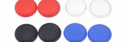 Gosear 8 x TPU Analog Controller Thumb Stick Grips Cap Cover For Sony Play Station 4 PS4 Game Accessories Replacement Parts