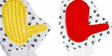 Gosear Dog Cat Bath Brush Supply Accessory Pet Shower Cleaning Grooming Hand Mitt Glove Massager Hair Health Tool Comb