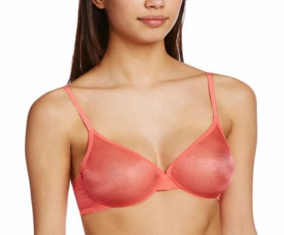 Gossard Glossies Plunge Womens Bra Coral 34B