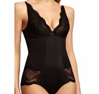 Gossard Superboost Lace Deep V Womens Body Black 34D