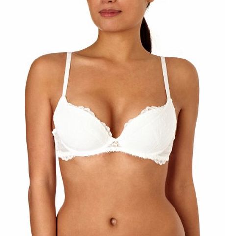 Gossard Superboost Plunge White Lace Bra Plunge Womens Bra White 34DD
