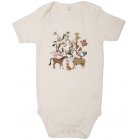 Gossypium Short Sleeve Vest - Farm Print