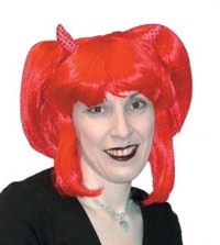 Gothic Queen Red Wig