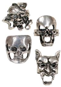 Gothic Skull Ring (1 of Asst.)