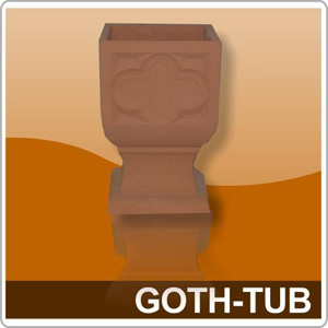Gothic Tub Planter GOTH-TUB