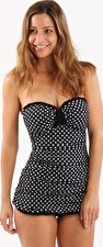 Gottex, 1295[^]237135 Profile Bali Skirted Bandeau One Piece - Black