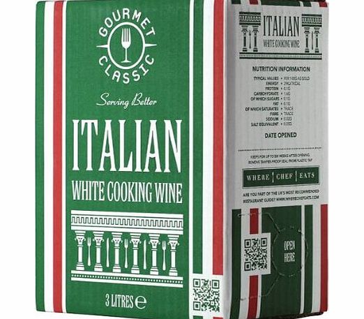 Gourmet Classic Italian White Cooking Wine 3L