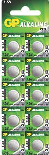 GP Batteries, 1228[^]1431G Alkaline Coin Cell Batteries LR44