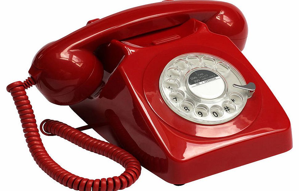 Gpo 746ROTARY-RED Home Phones