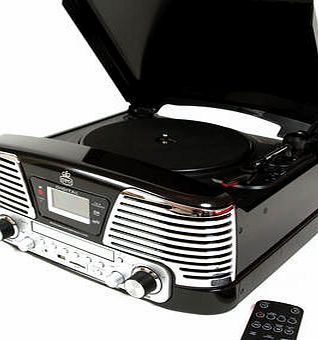 GPO Memphis 3 Speed Tunrtable with Radio/CD