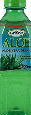 Grace Aloe Vera Drink 500 Ml (Pack of 12)