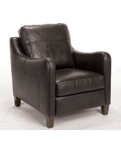 Grace Leather Chair - Chocolate