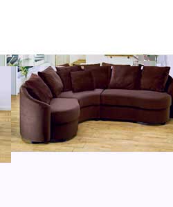 Grace Left Hand Corner Group - Chocolate