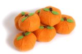 Gracias UK Set of 2 Oranges Soft Felt Play Food Pretend Toy