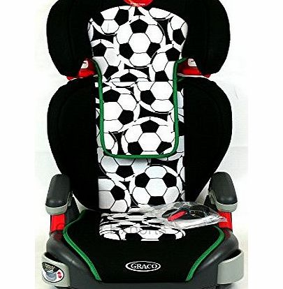 Graco Junior Maxi High Back Booster Car Seat - Group 2 3, 15 to 36kg - Football